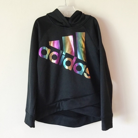 adidas hoodie rainbow